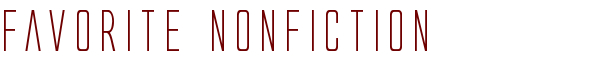 favoritesnonfiction